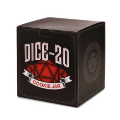 D20 Dobbelsteen Koekjespot voor Pen & Paper Fans