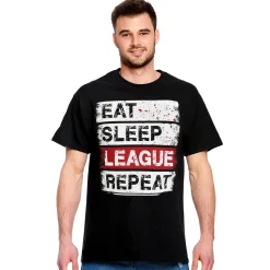 Daily Routine T-Shirt voor League of Legends Fans zwart