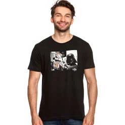 Dark Side Tattoo T-Shirt voor Star Wars Fans Zwart