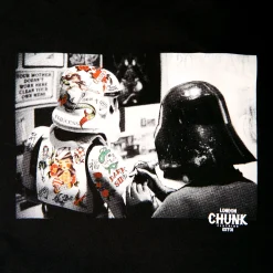 Dark Side Tattoo T-Shirt voor Star Wars Fans Zwart