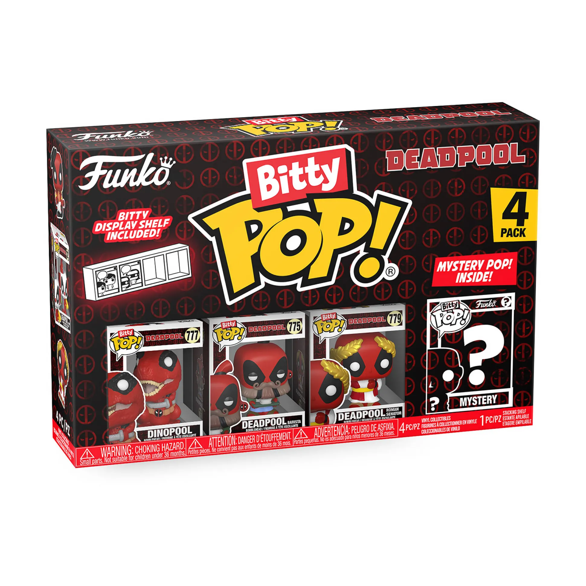 Deadpool - Funko Bitty Pop 4-delige Figuren Set Serie 3