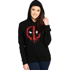 Deadpool - Logo Hoodie Dames Zwart