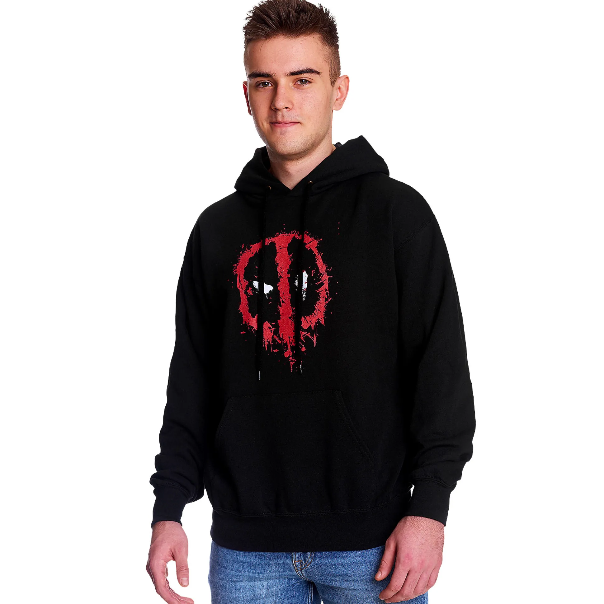 Deadpool - Logo Hoodie Zwart