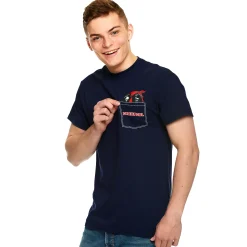 Deadpool - Pocket T-shirt blauw