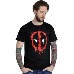 Deadpool - Splatter T-shirt zwart