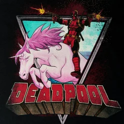 Deadpool - Unicorn Ride T-shirt zwart