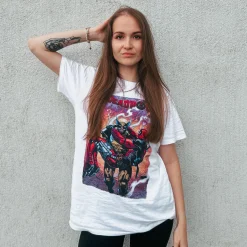 Deadpool en Wolverine Best Bubs Comics T-shirt wit