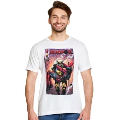 Deadpool en Wolverine Best Bubs Comics T-shirt wit