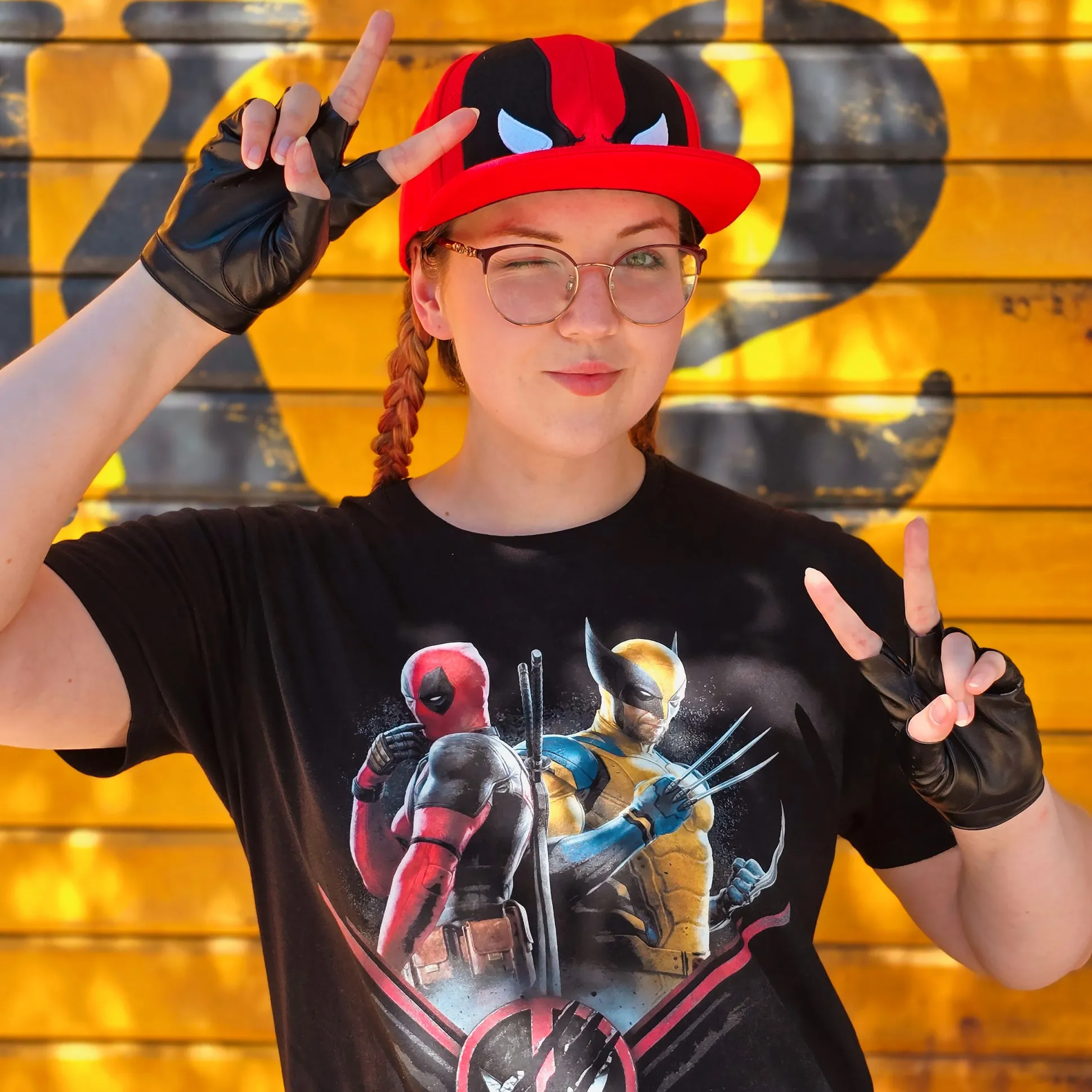 Deadpool en Wolverine Double Trouble T-Shirt zwart