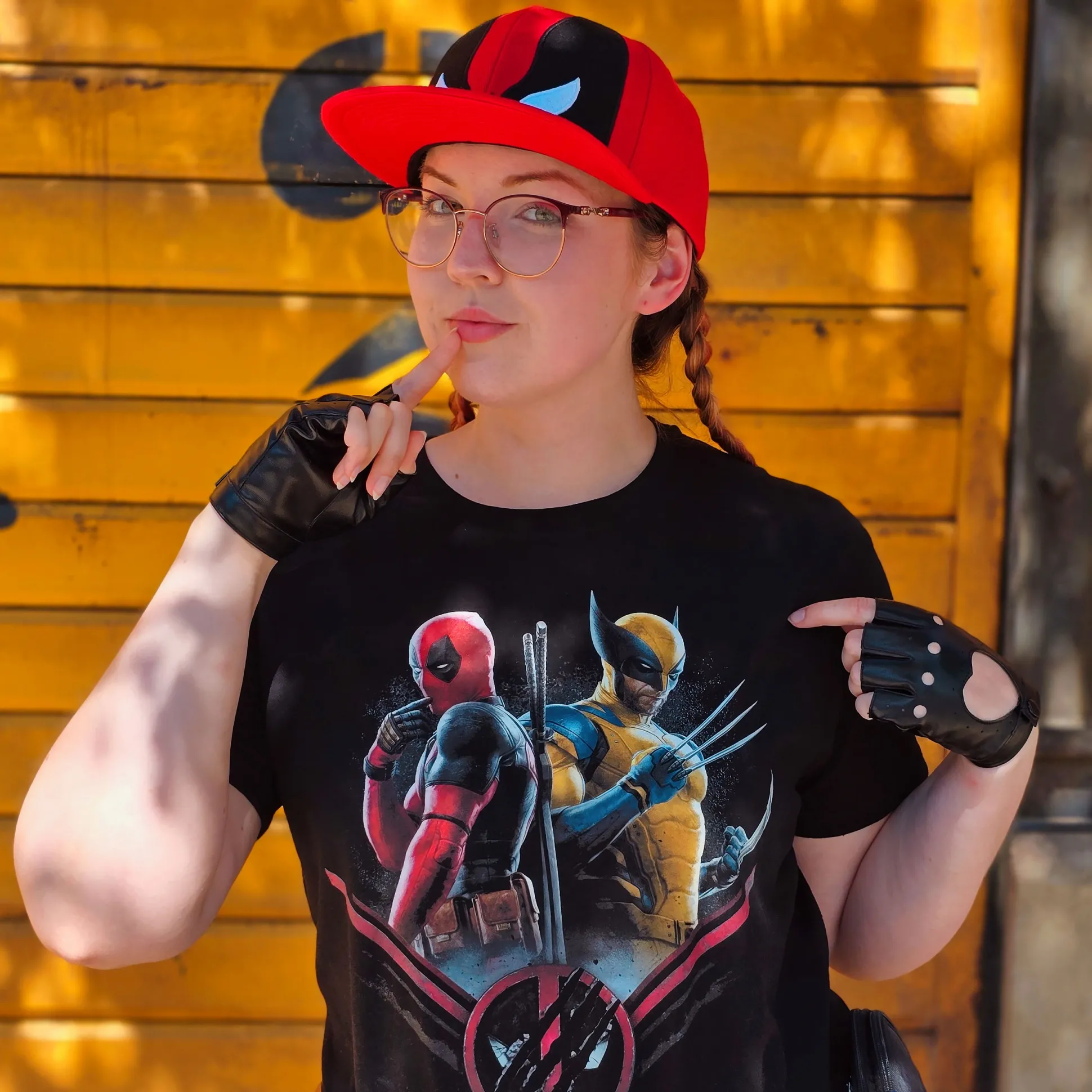 Deadpool en Wolverine Double Trouble T-Shirt zwart