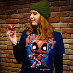 Deadpool Kerst T-shirt met Funko Pop Figuur
