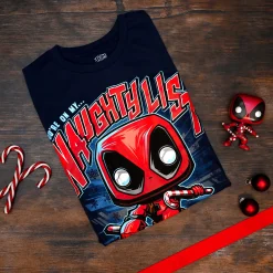 Deadpool Kerst T-shirt met Funko Pop Figuur
