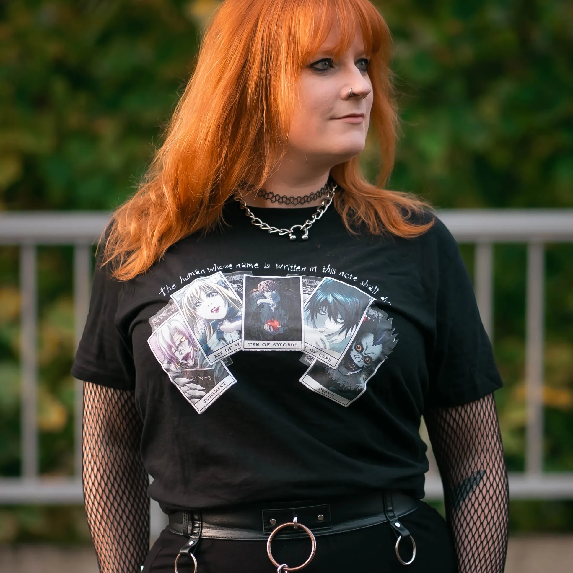 Death Note - Playing Cards T-shirt zwart