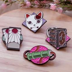 Demon Slayer - Pinset met symbolen (4-delig)