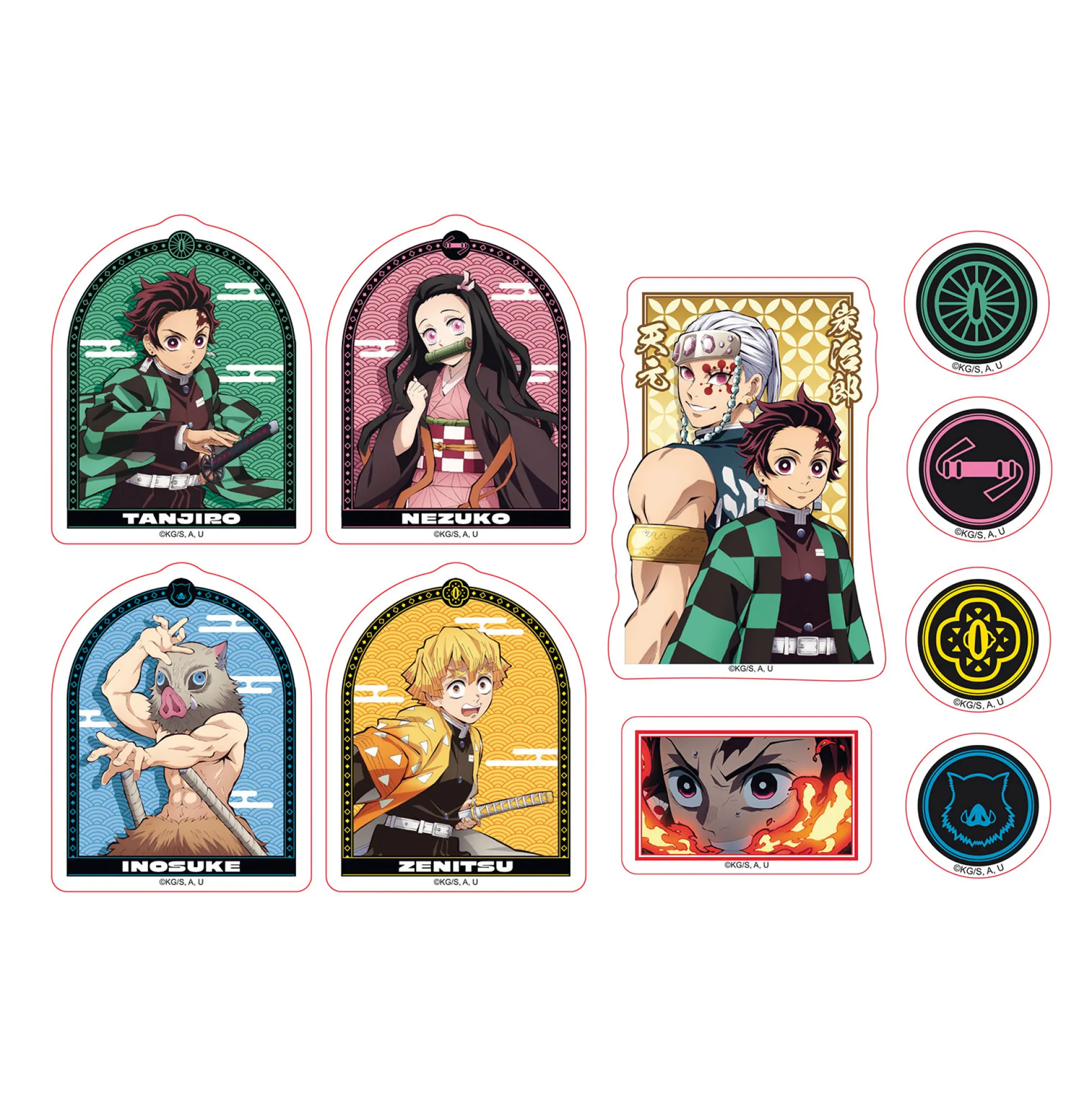Demon Slayer - Team Stickerset