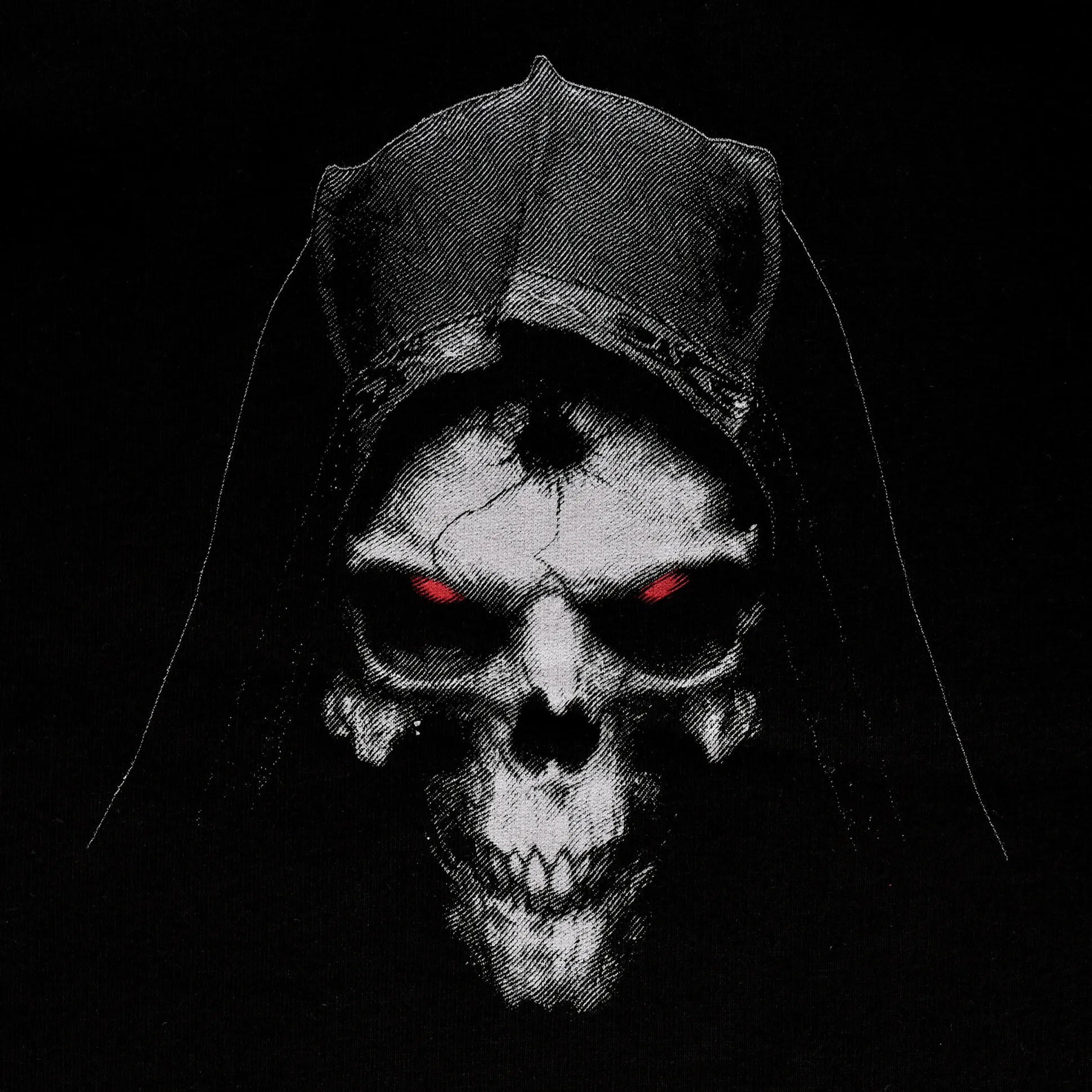 Diablo - Schedel T-Shirt Zwart