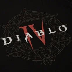 Diablo IV - Hexagram Logo T-Shirt Zwart