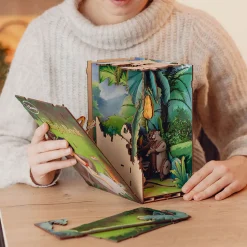 Disney - Het Jungle Boek Book Nook Modelbouwset Hout