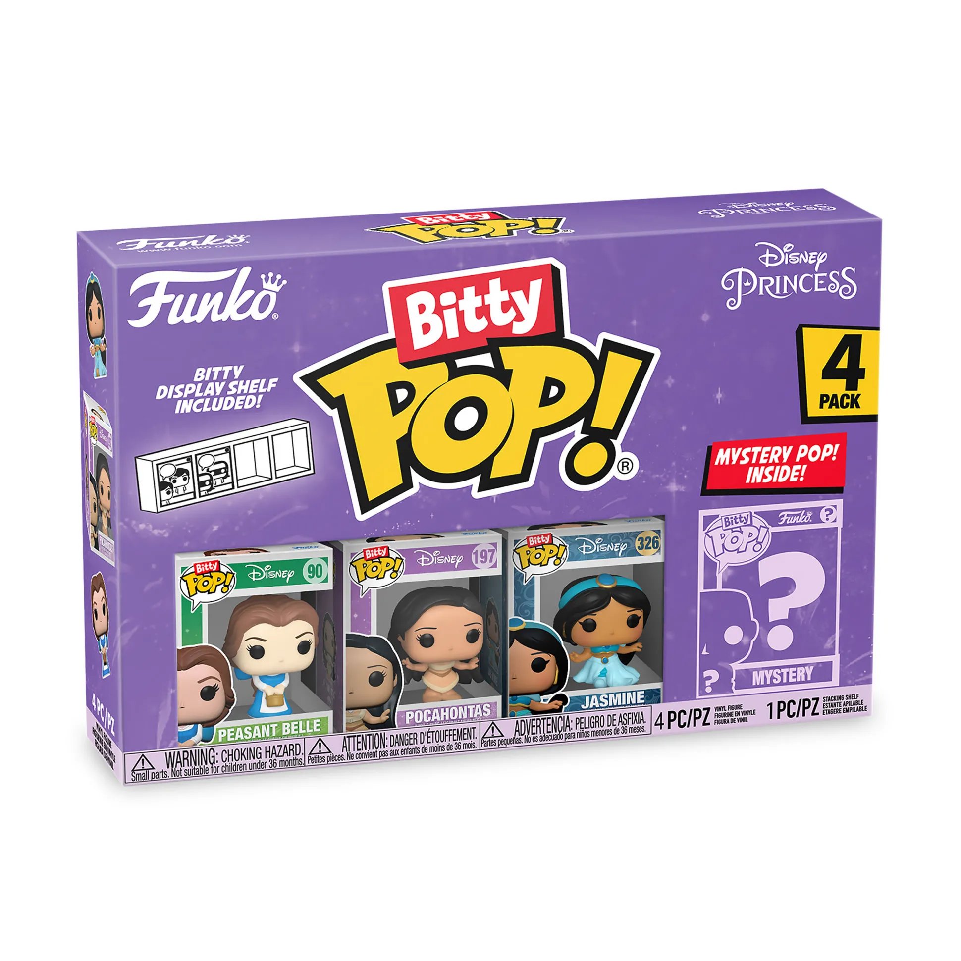 Disney Princess - Funko Bitty Pop 4-delige figurenset serie 1