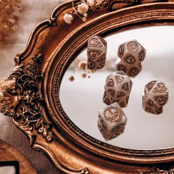 Dragons - Quartz RPG Dobbelset 7-delig