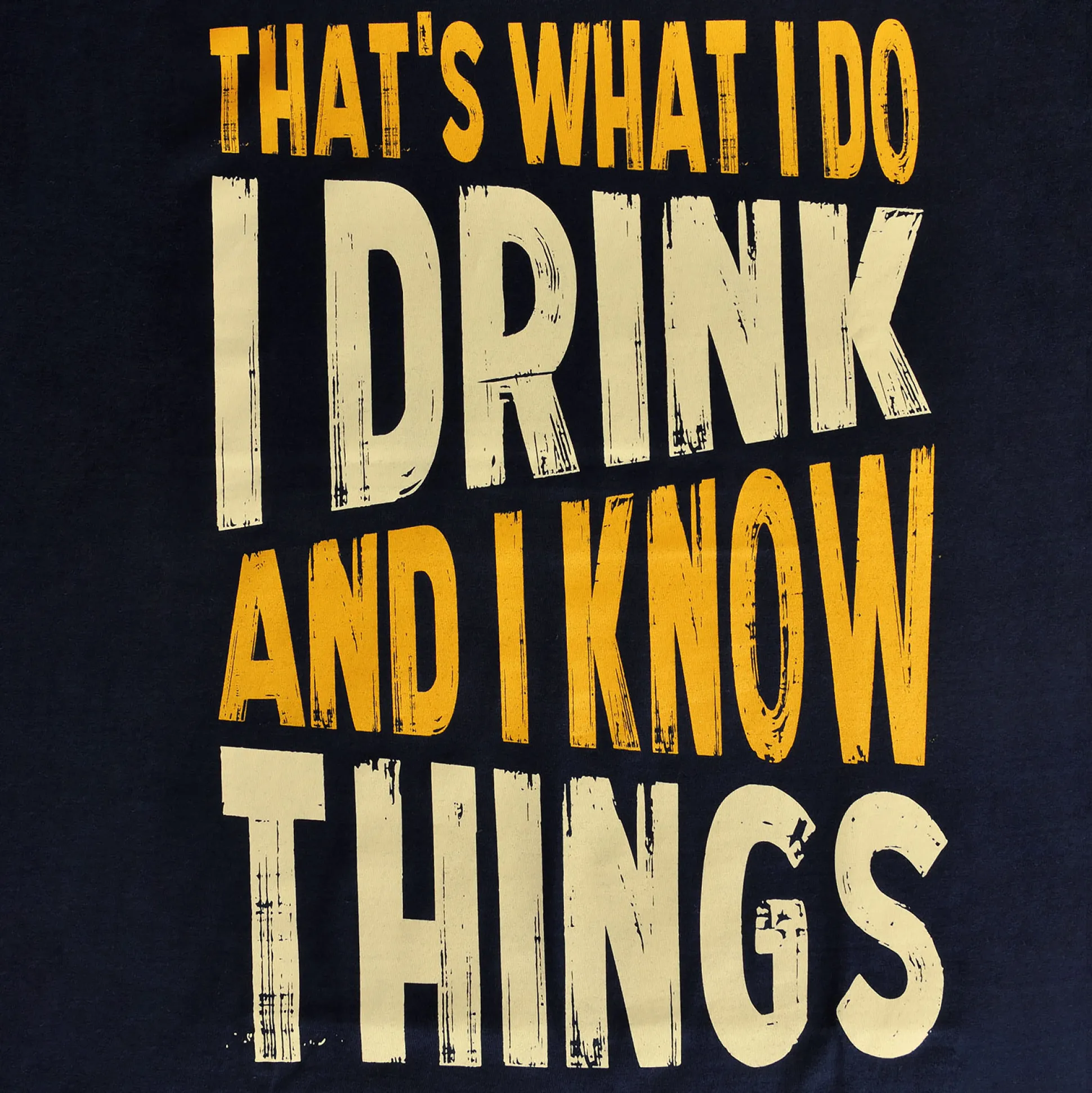 Drink En Weet Dingen - Blauw T-Shirt