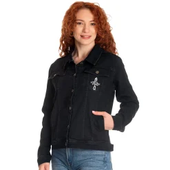 Dumbledore Wapen Denim Jas Zwart - Fantastic Beasts