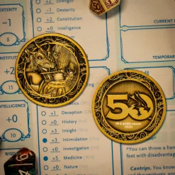 Dungeons & Dragons - 50e Verjaardag Collectorsmunt Gelimiteerd