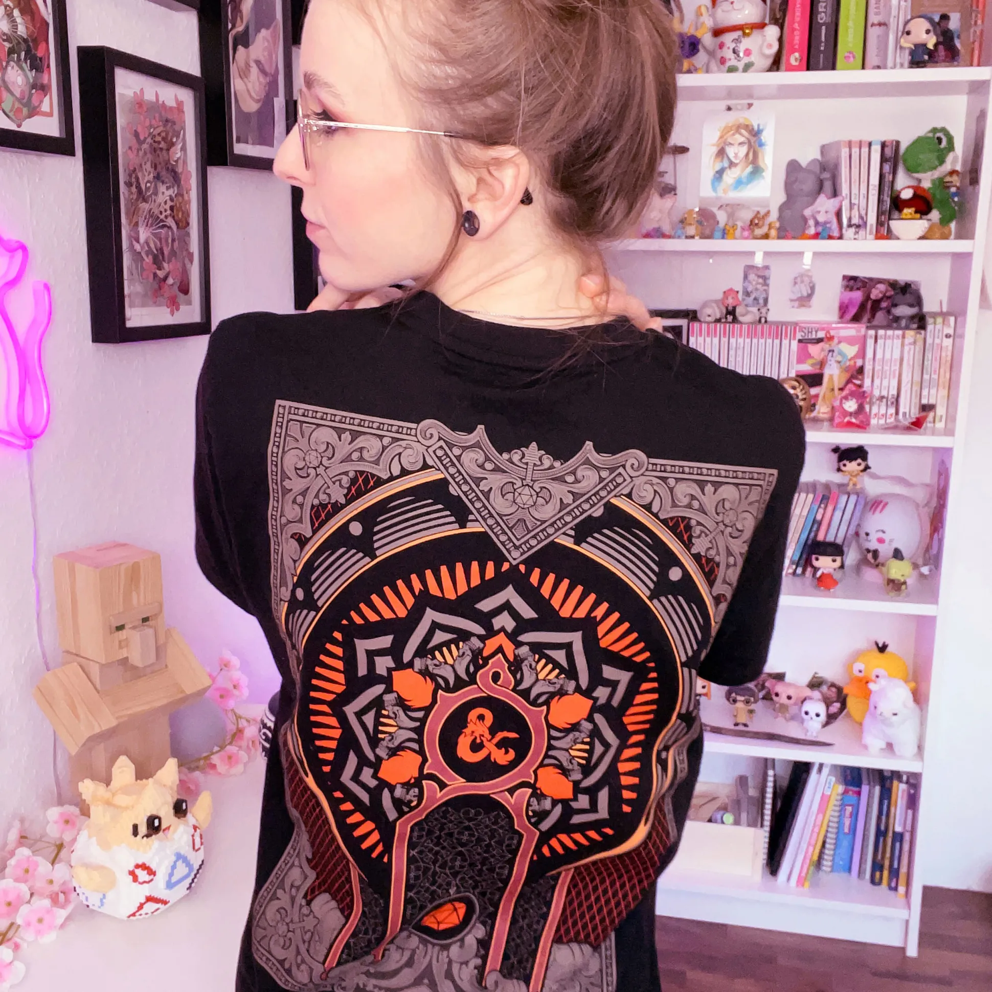 Dungeons & Dragons - Player's Handbook T-Shirt Zwart