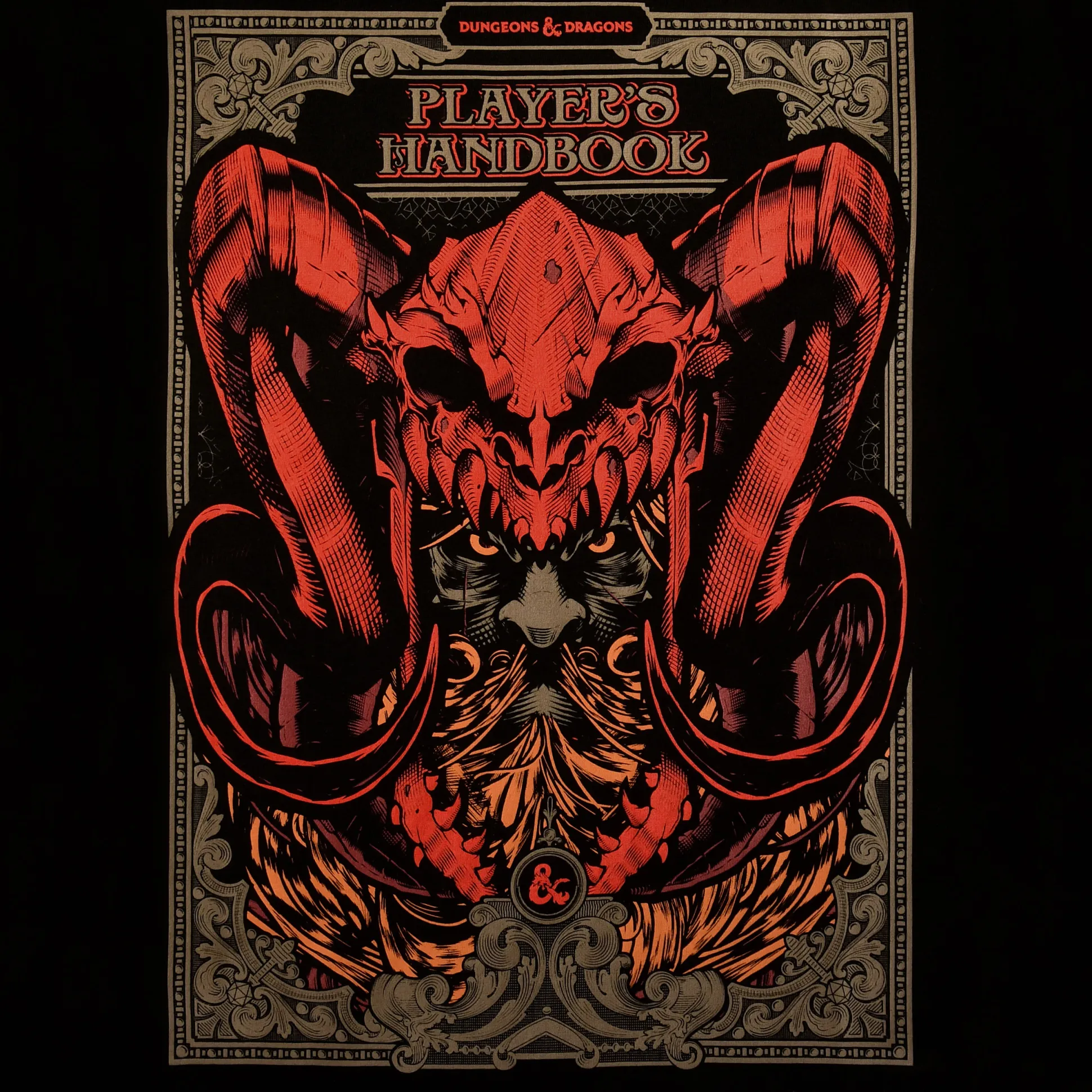 Dungeons & Dragons - Player's Handbook T-Shirt Zwart