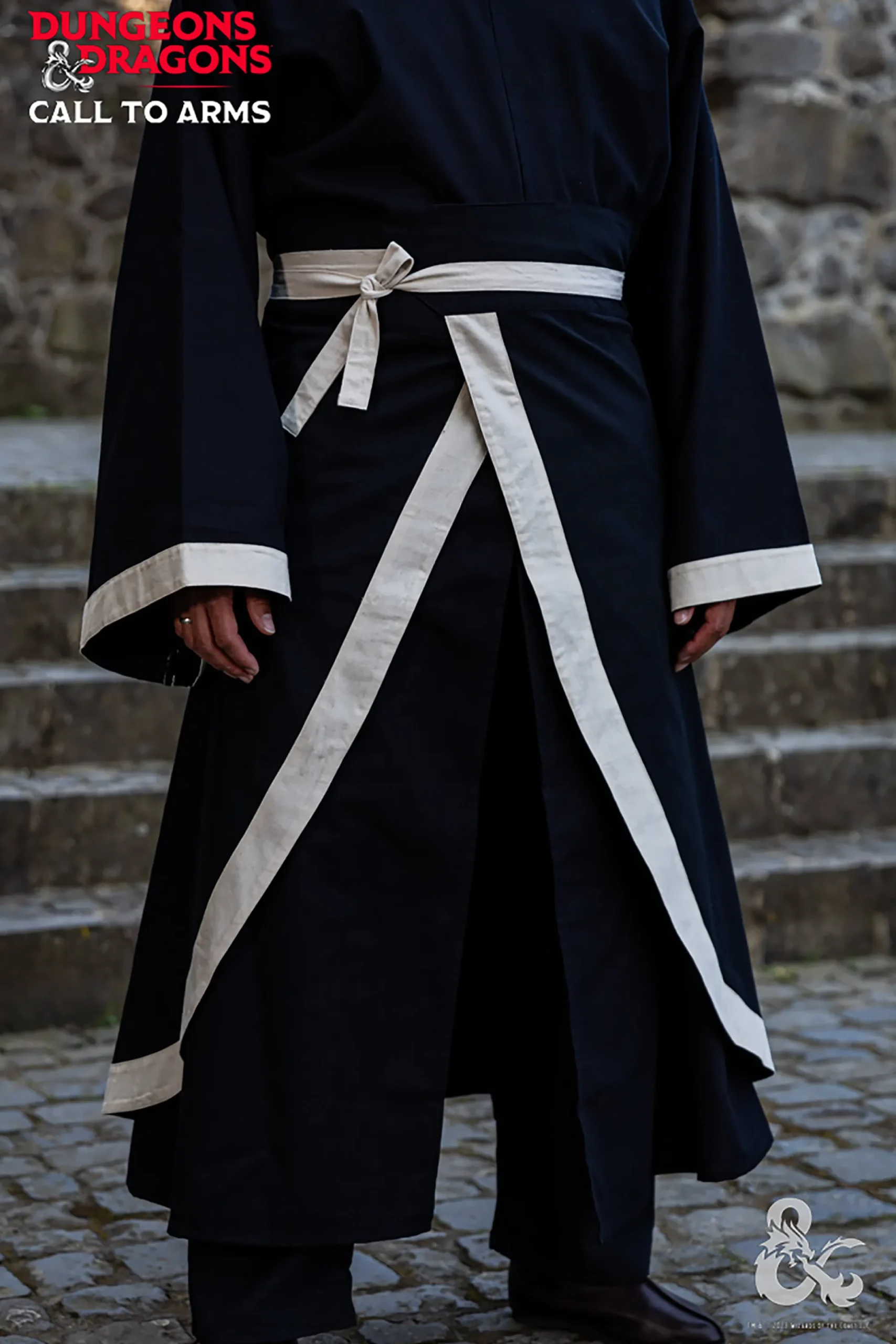 Dungeons & Dragons - Tovenaarsstrijdrok zwart-beige