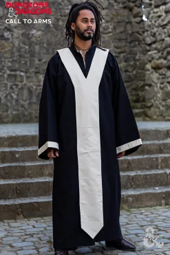 Dungeons & Dragons - Tovenaarsmantel zwart-beige