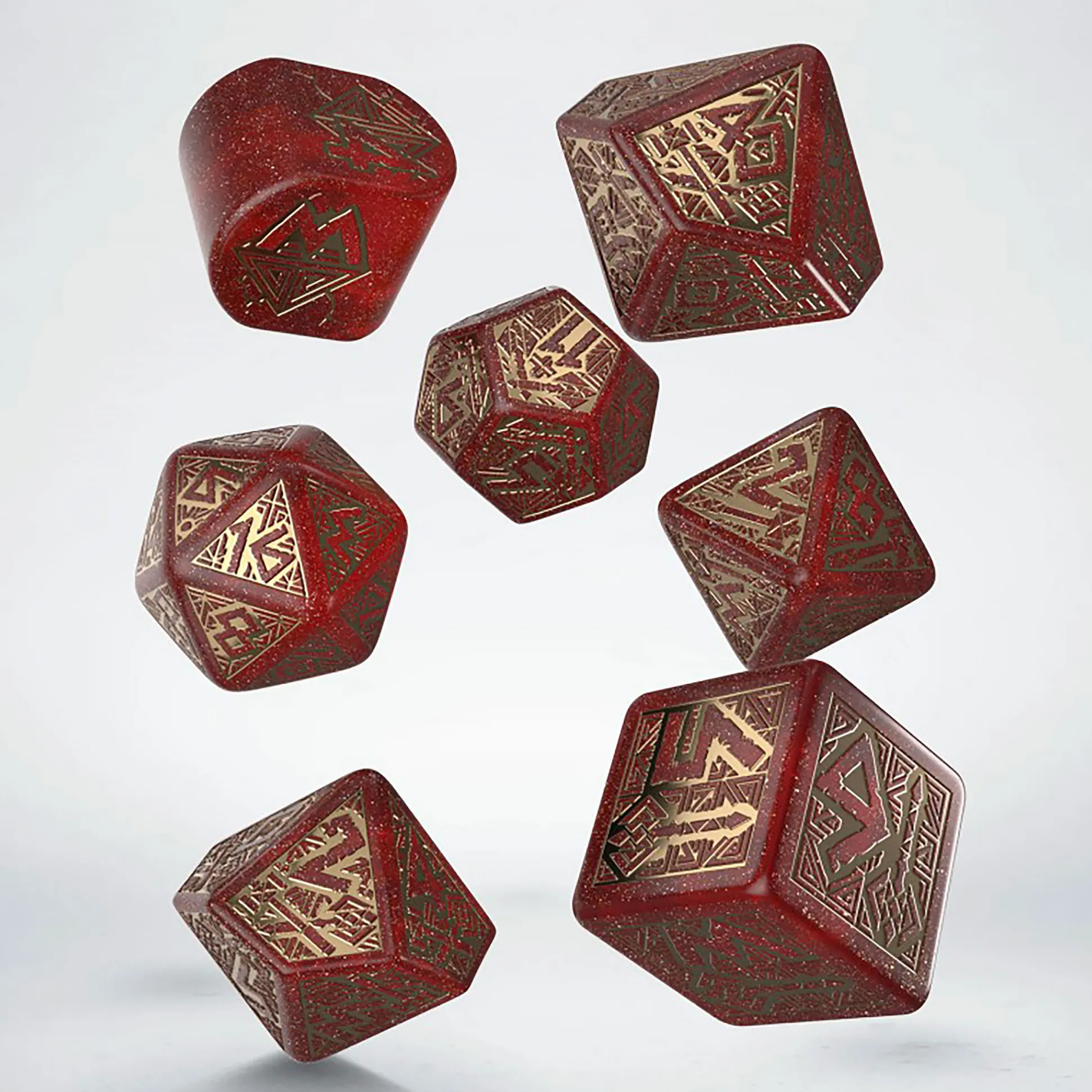 Dwarven - Jewels RPG Dobbelstenen Set 7-delig