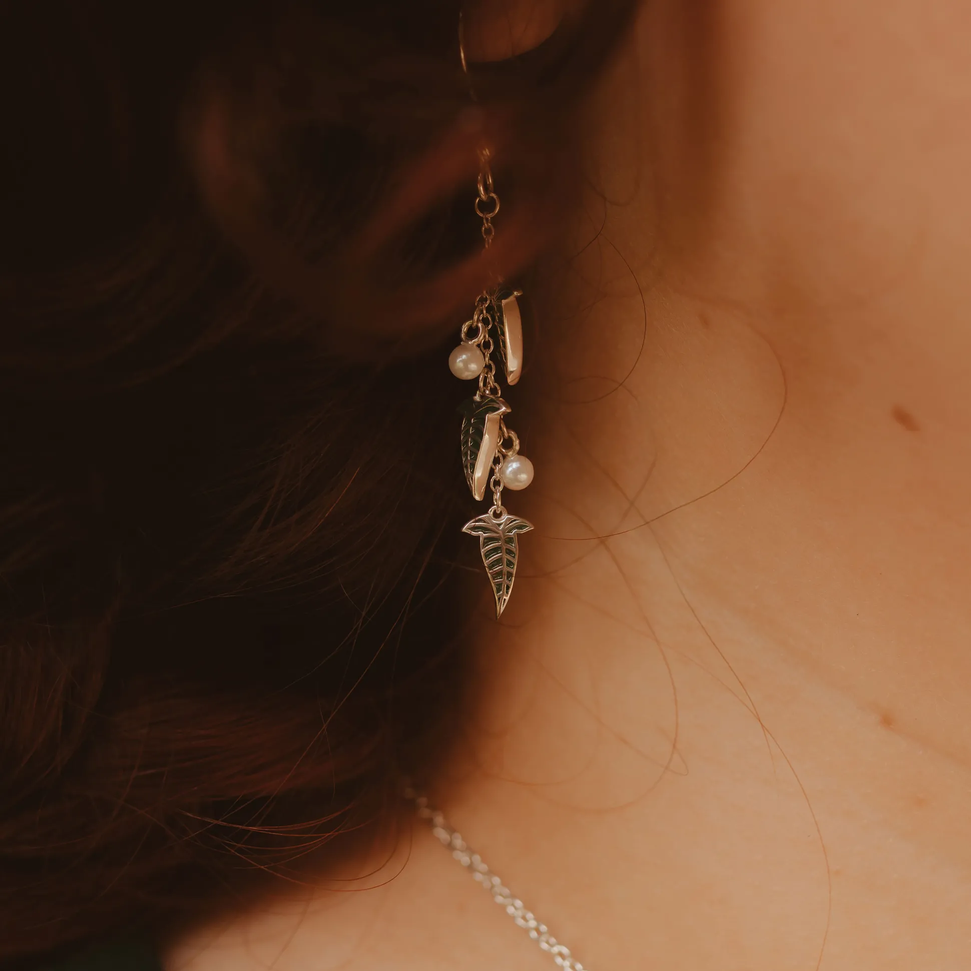 Elfenblad Oorbellen 925 Sterling Zilver - In de Ban van de Ring