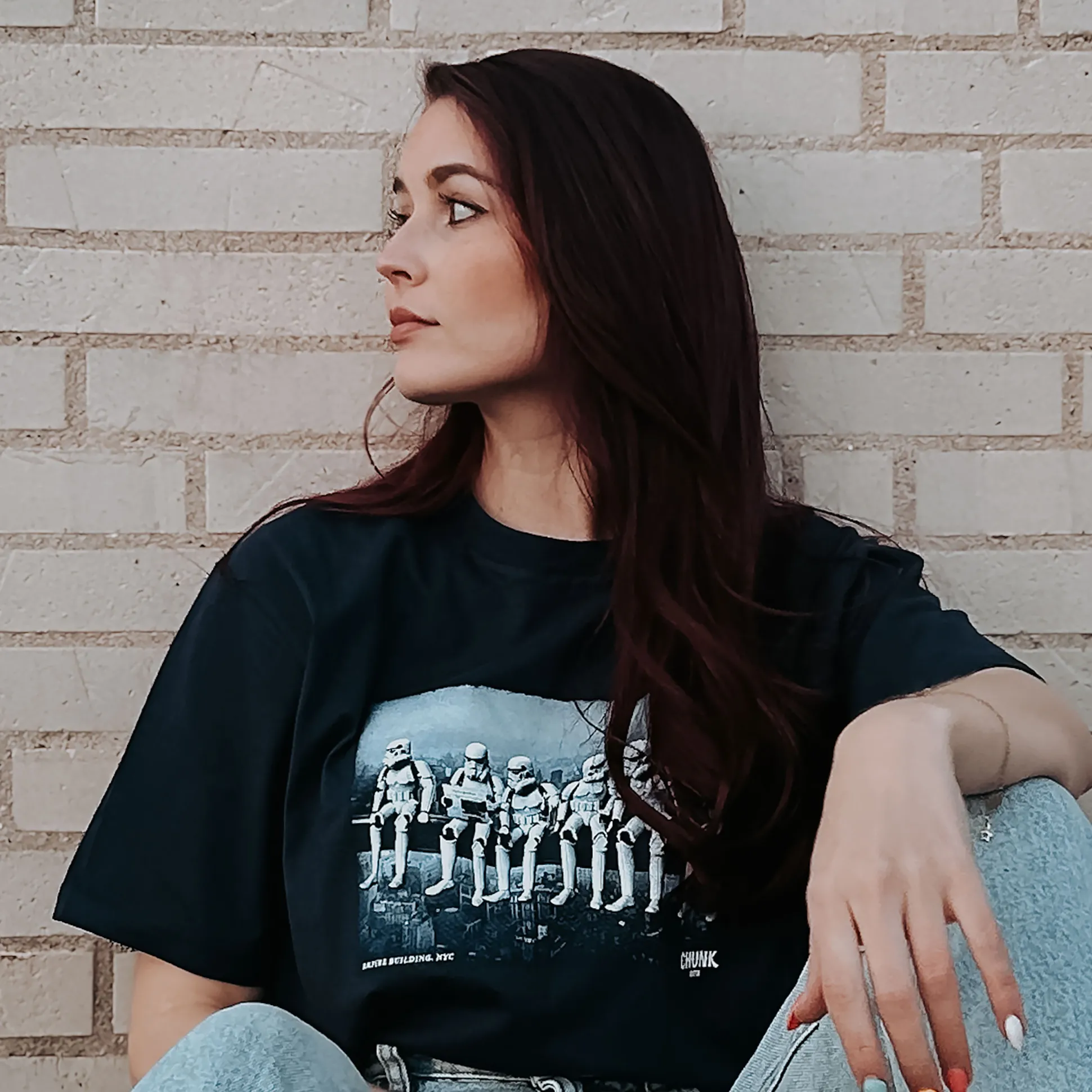 Empire Building T-shirt voor Star Wars fans blauw