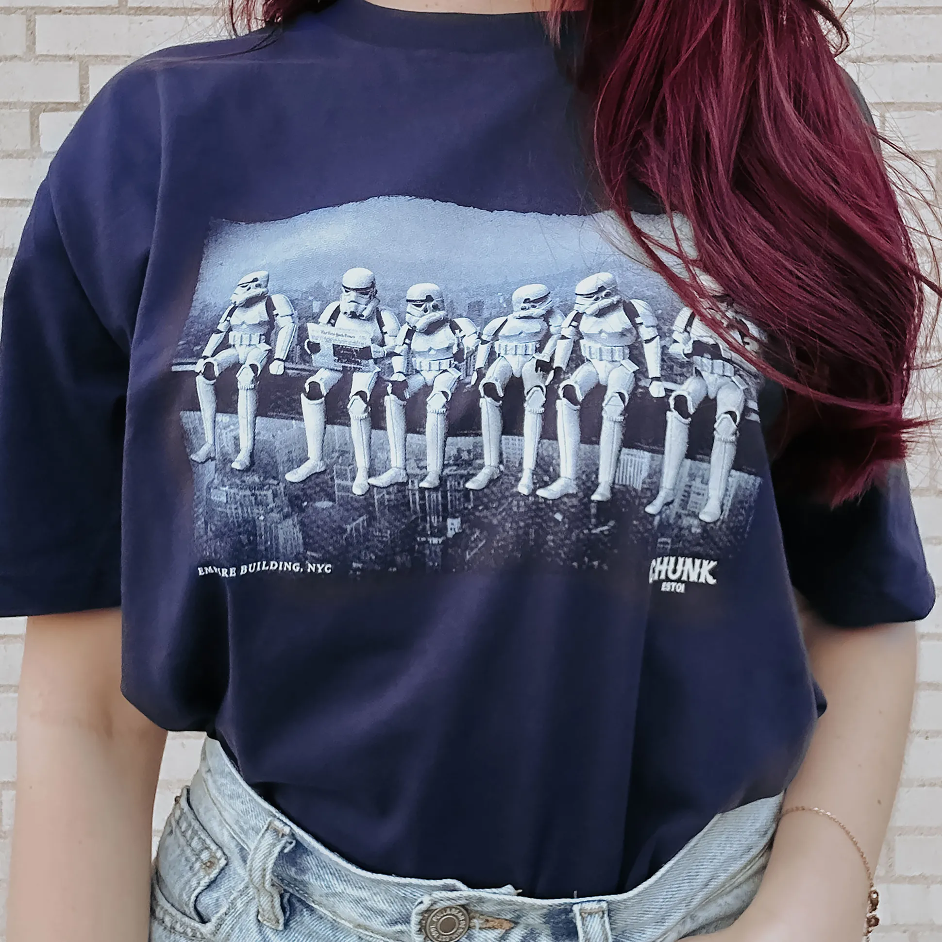 Empire Building T-shirt voor Star Wars fans blauw