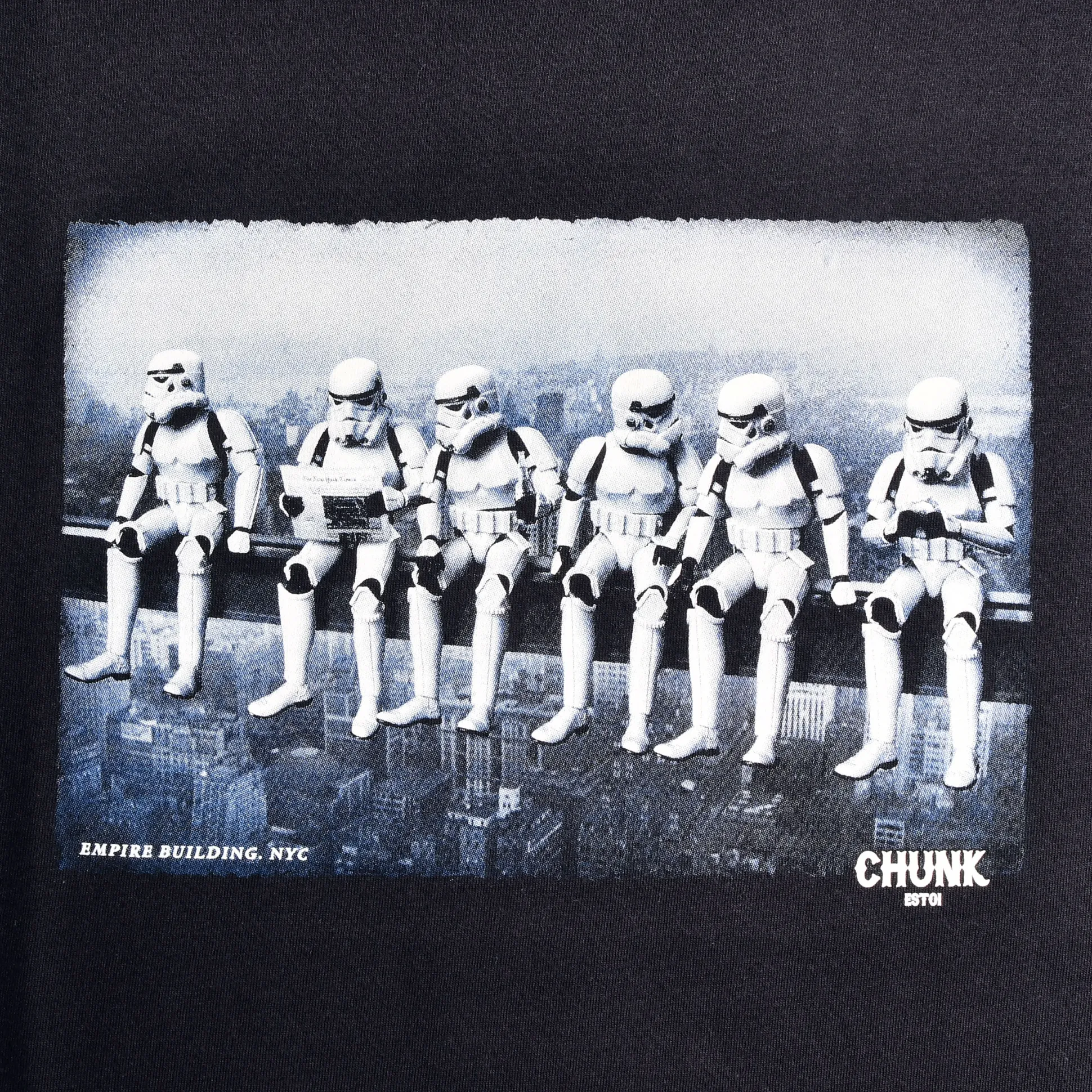 Empire Building T-shirt voor Star Wars fans blauw