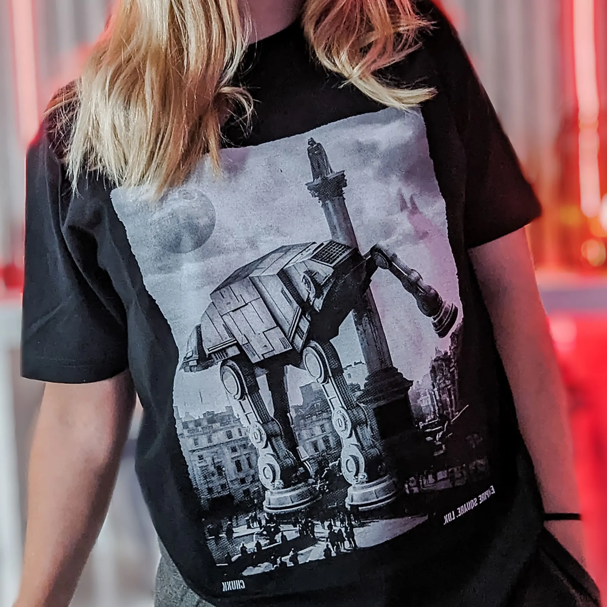 Empire Square T-Shirt voor Star Wars Fans zwart