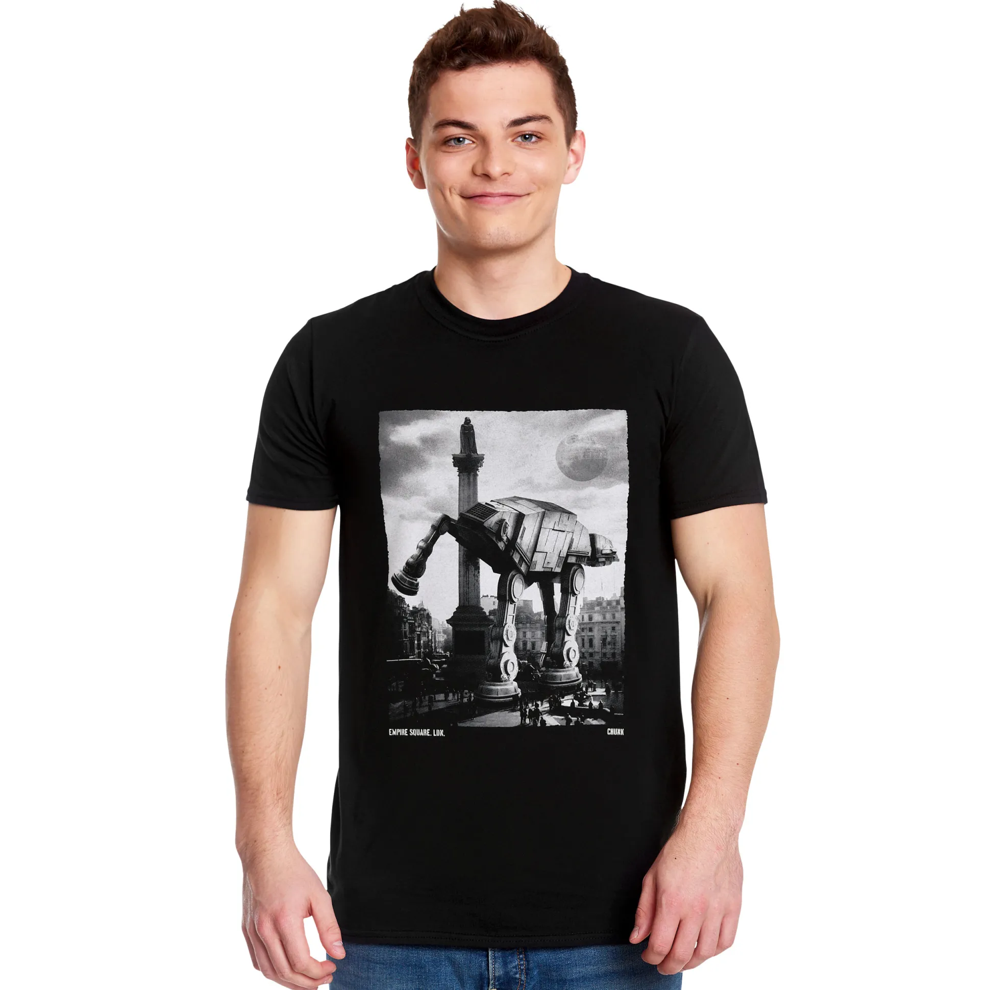 Empire Square T-Shirt voor Star Wars Fans zwart