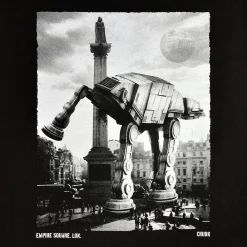 Empire Square T-Shirt voor Star Wars Fans zwart