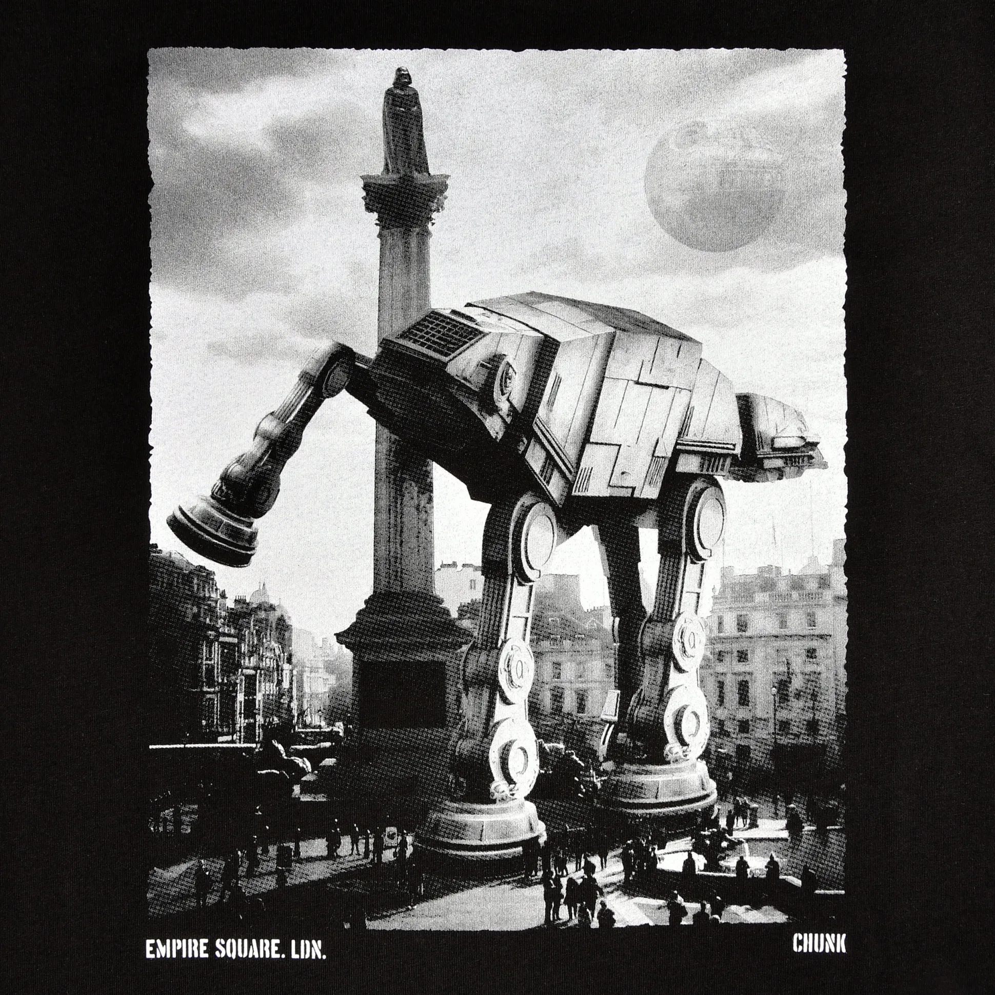 Empire Square T-Shirt voor Star Wars Fans zwart