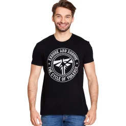 Endure and Survive T-shirt voor The Last of Us fans zwart