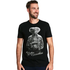 E.T. - Monochroom Personage T-shirt zwart