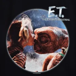 E.T. en Gertie Dames T-Shirt Zwart