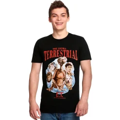E.T. The Extra-Terrestrial T-Shirt zwart