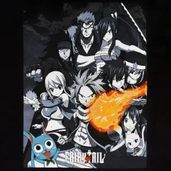 Fairy Tail - Team Attack T-shirt zwart