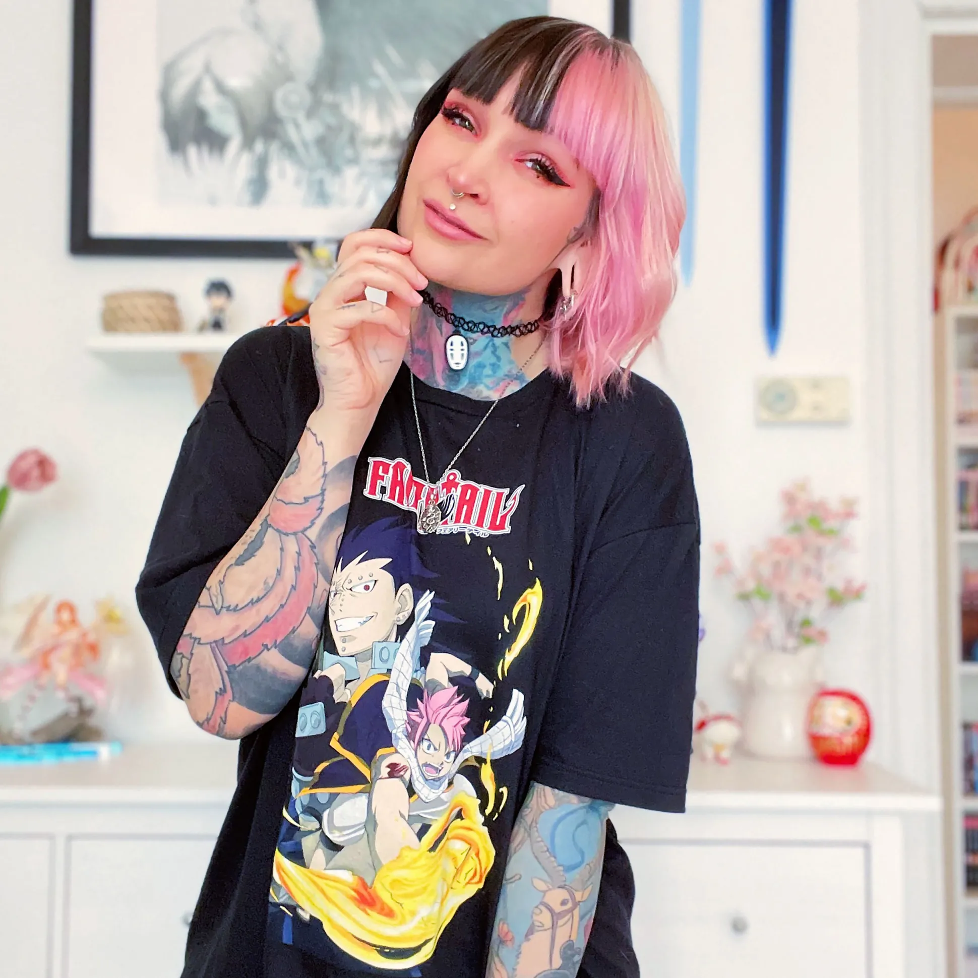 Fairy Tail - The Dragon Search T-Shirt Zwart