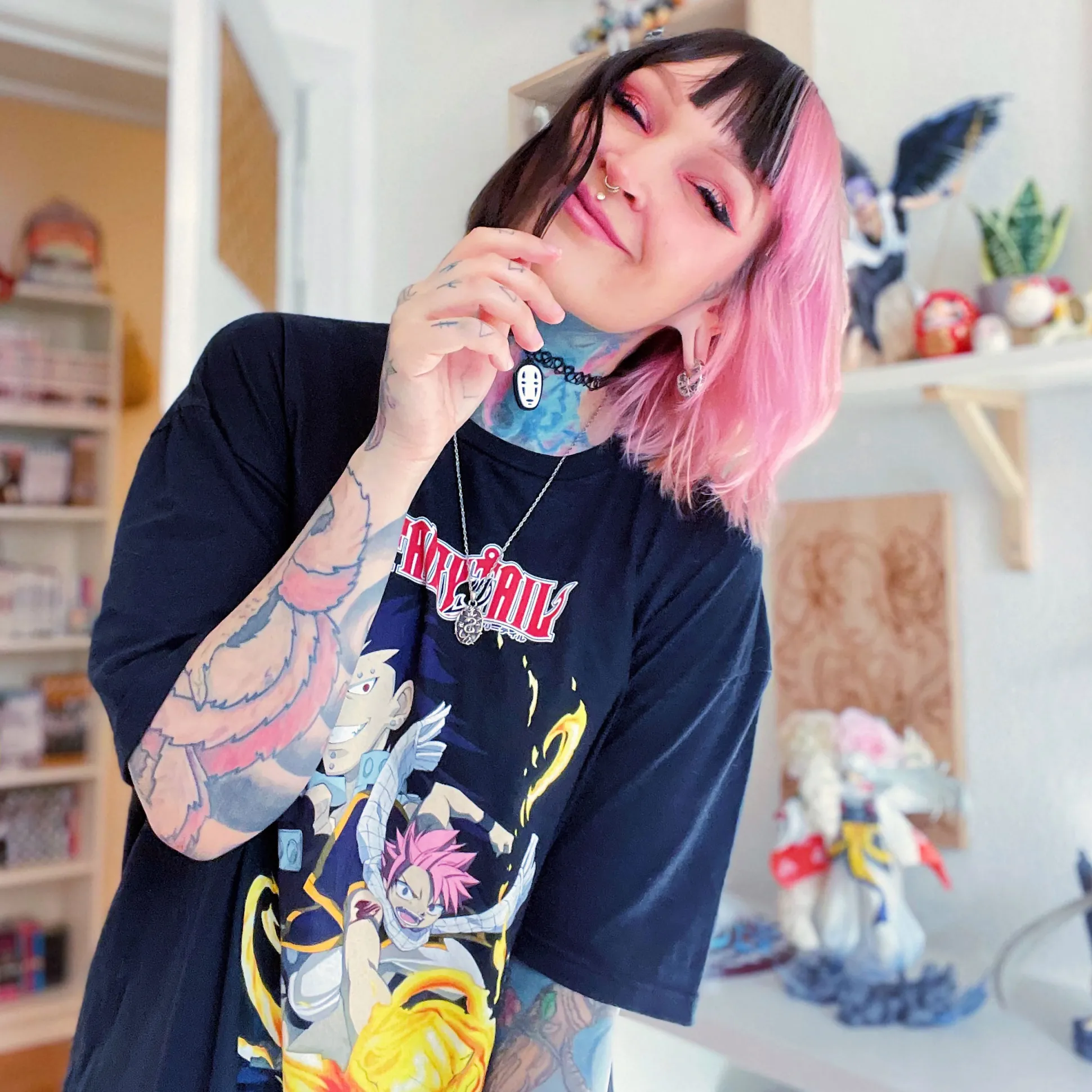 Fairy Tail - The Dragon Search T-Shirt Zwart