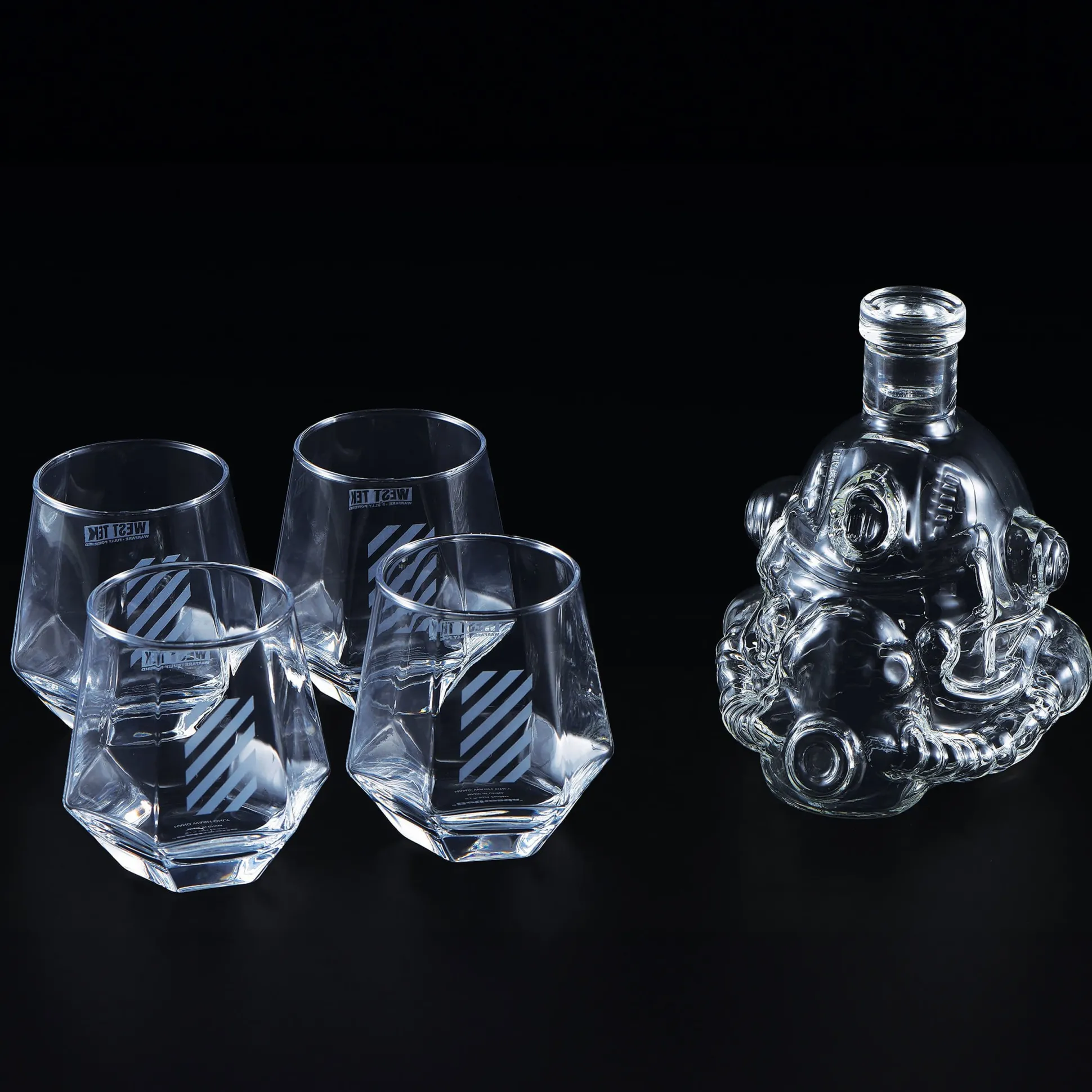 Fallout - T-51 Karaf en Glazenset