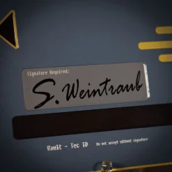 Fallout: New Vegas - Vault 21 beveiligingspas-replica Limited Edition