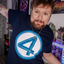 Fantastic Four - Embleem T-shirt blauw